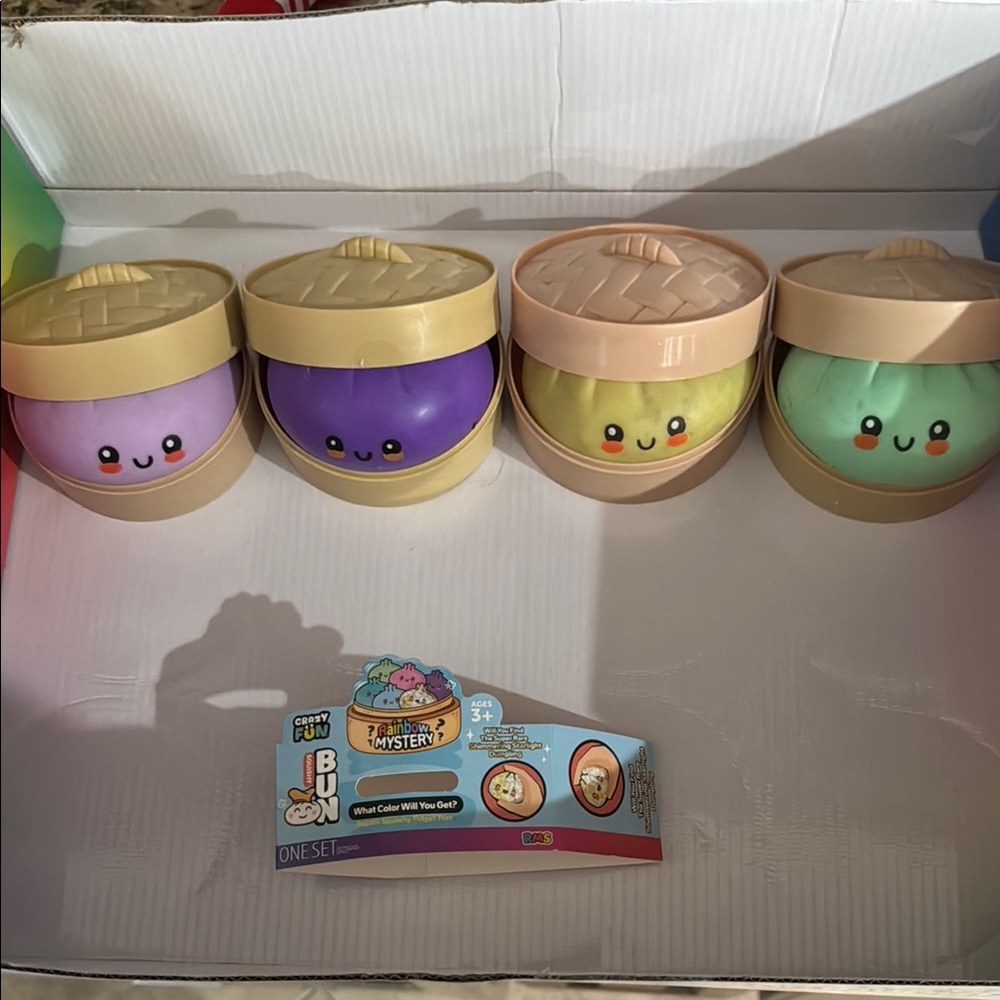 Lot of 4 Mystery Dumplings - opened